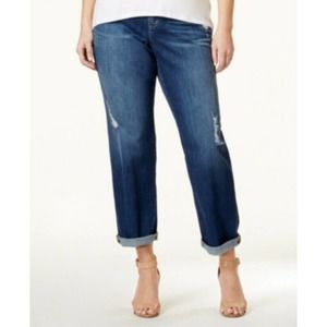 Michael Michael Kors Women's Plus Boyfriend Jeans